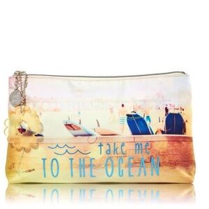 Bath and Body Works cosmetic bag.